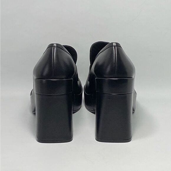 Versace Logo Leather Platform Pumps size 40 - Picture 10 of 15